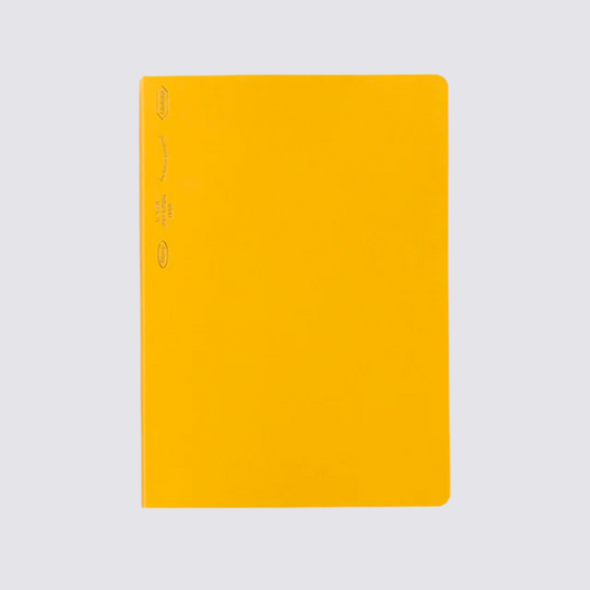 1/2 Year Graph Notebook - A5 / Yellow