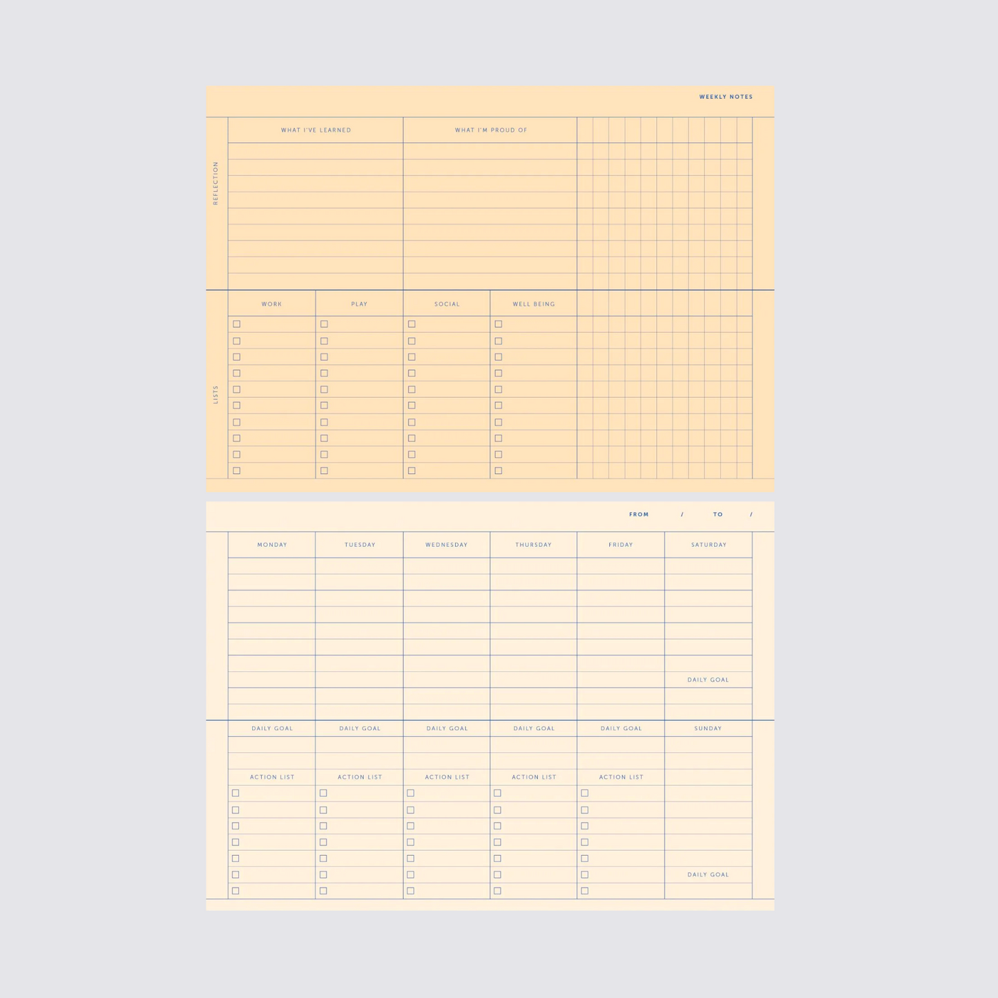 Grid Desk Planner