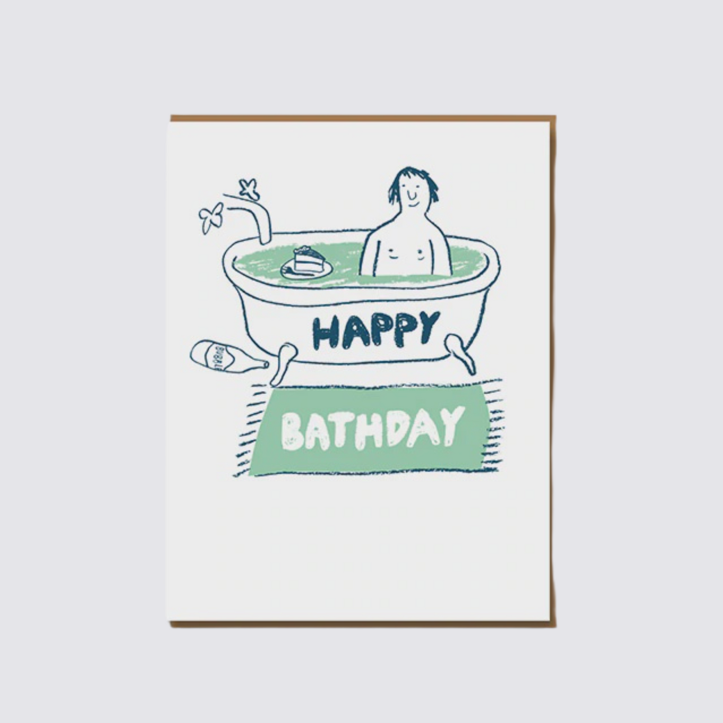 Bath Birthday card