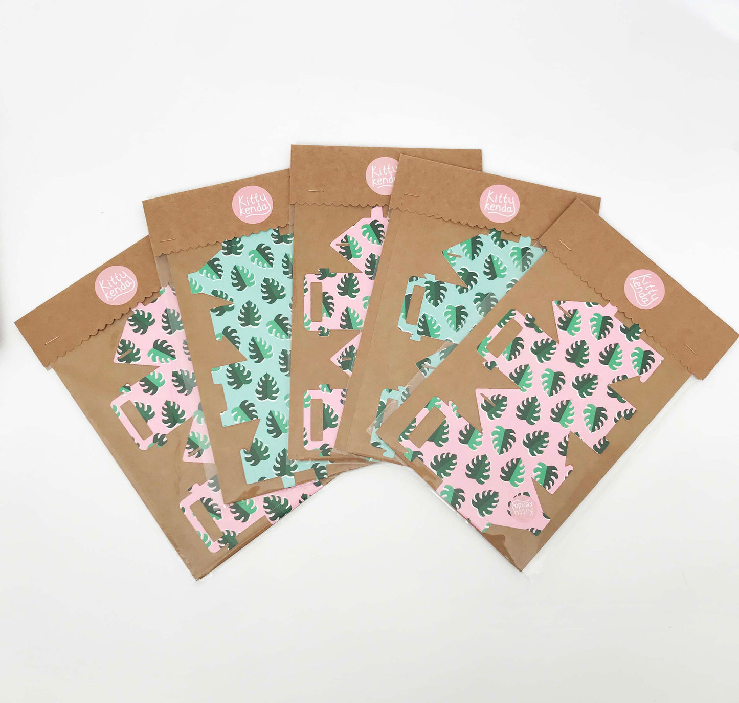 Gift Box - Turquoise Monstera