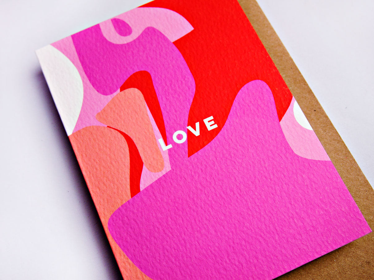 Love Shapes Valentines Card