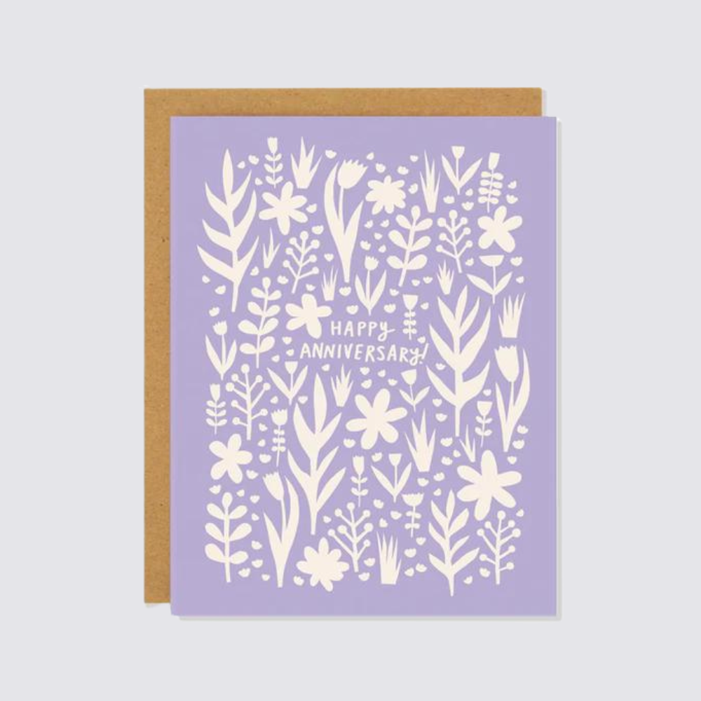 Lavender Anniversary Card