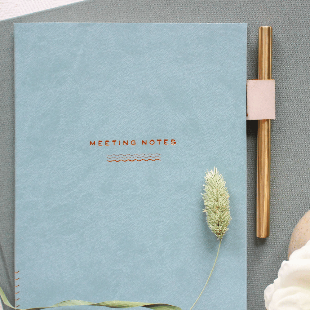 Meeting Notebook - Teal