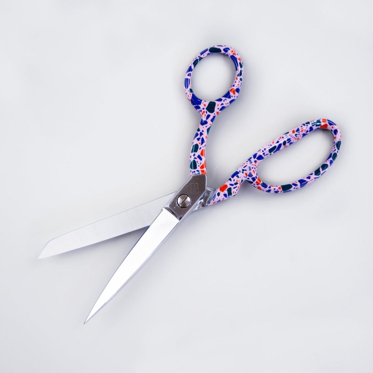 terrazzo printed scissors 