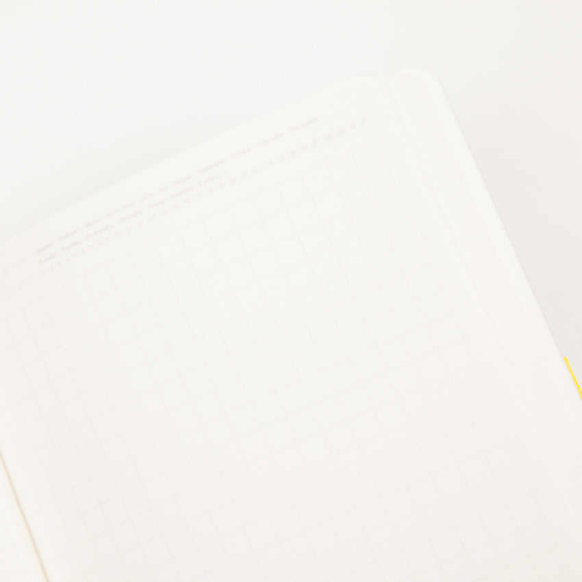 365 Days Graph Notebook - A6 / Red