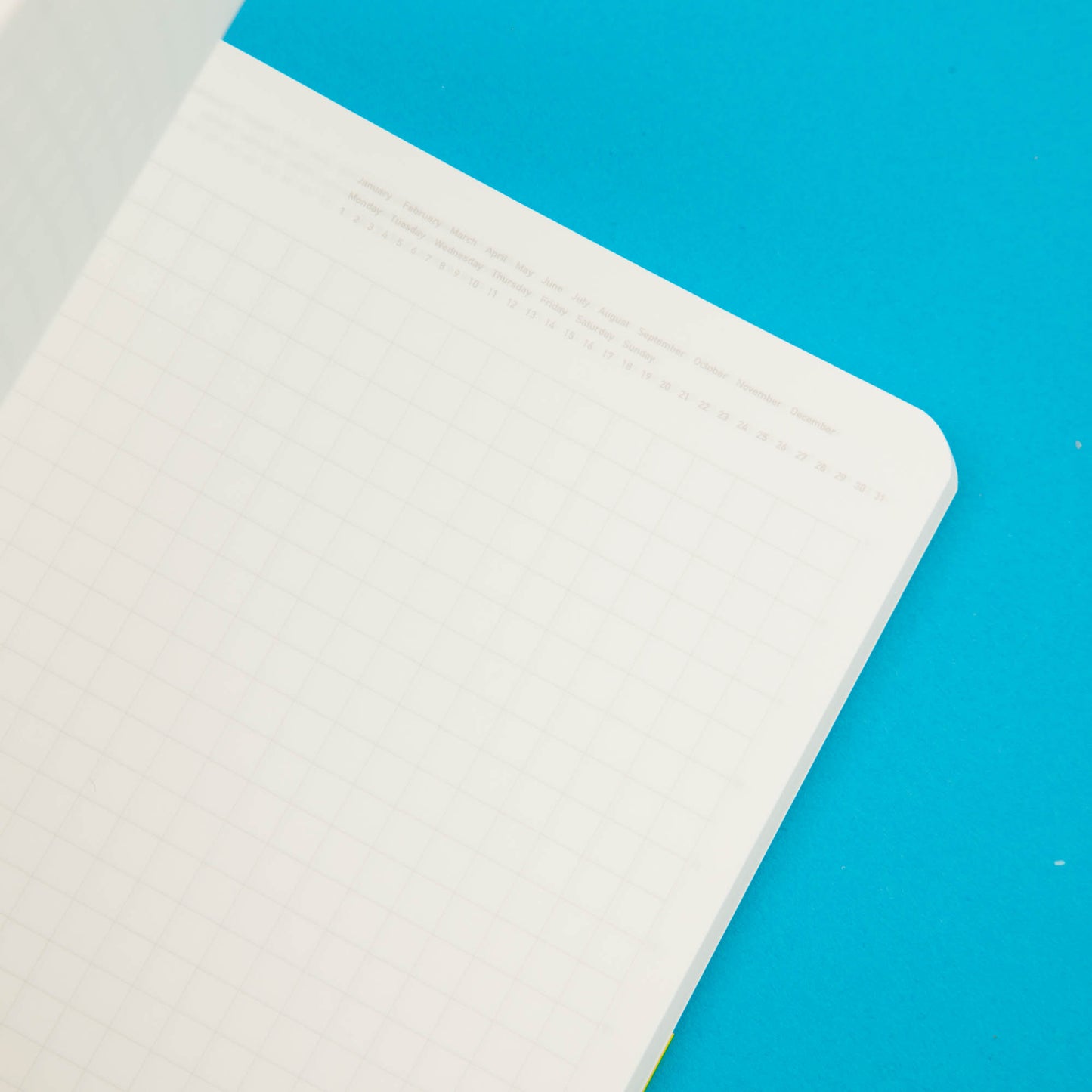 365 Days Graph Notebook - A5 / Blue