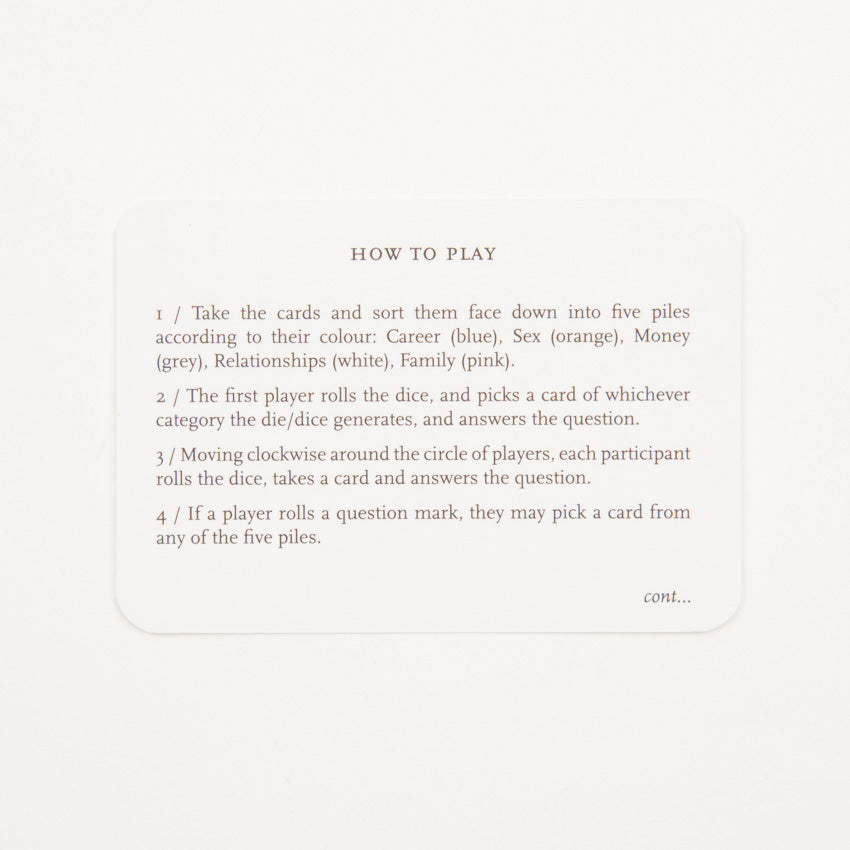 The Confessions Game