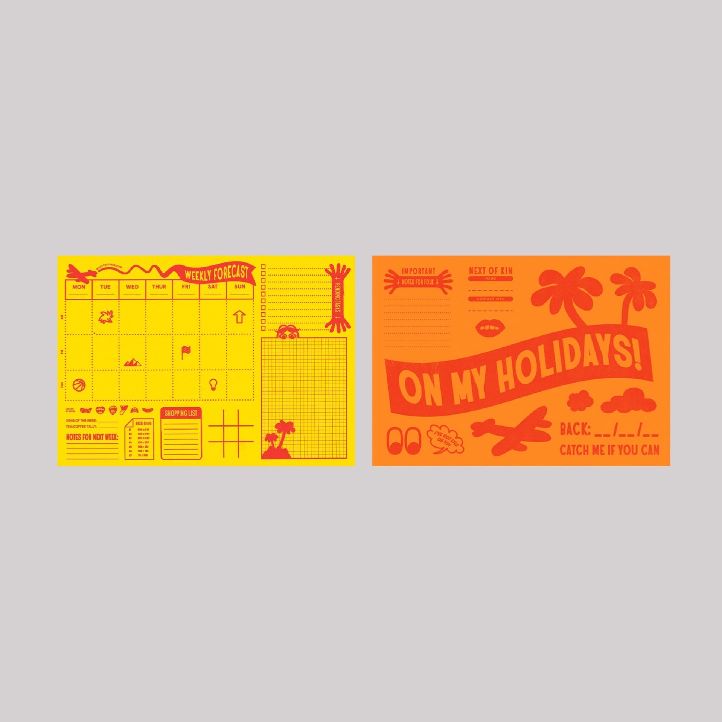 Weekly Desk Pad Risotto