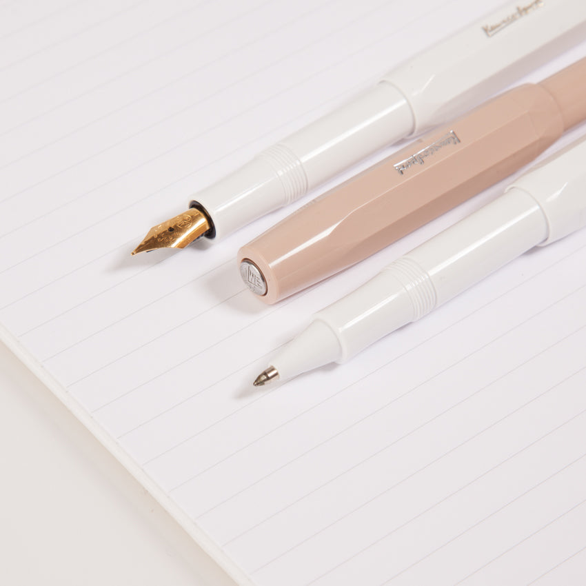 White and Gold Kaweco Fountain Pens