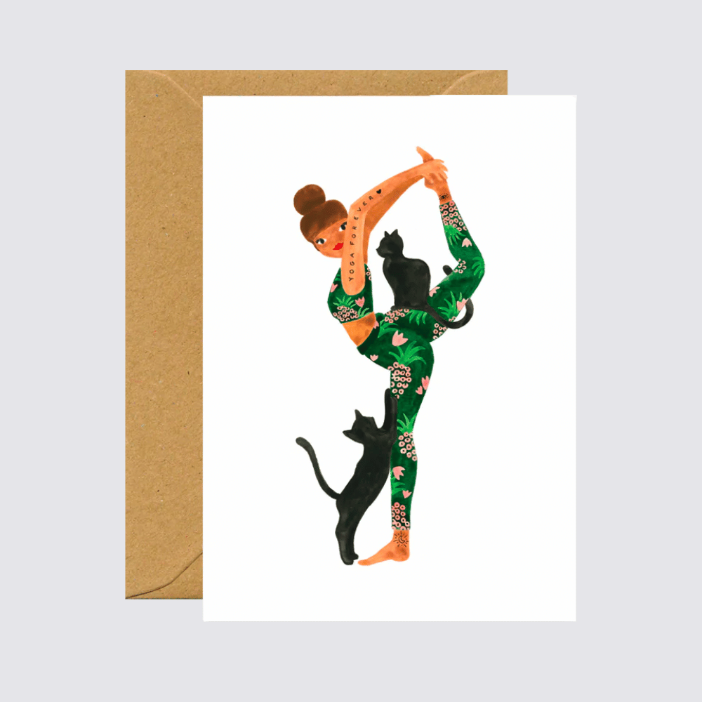 Yoga Lover Card
