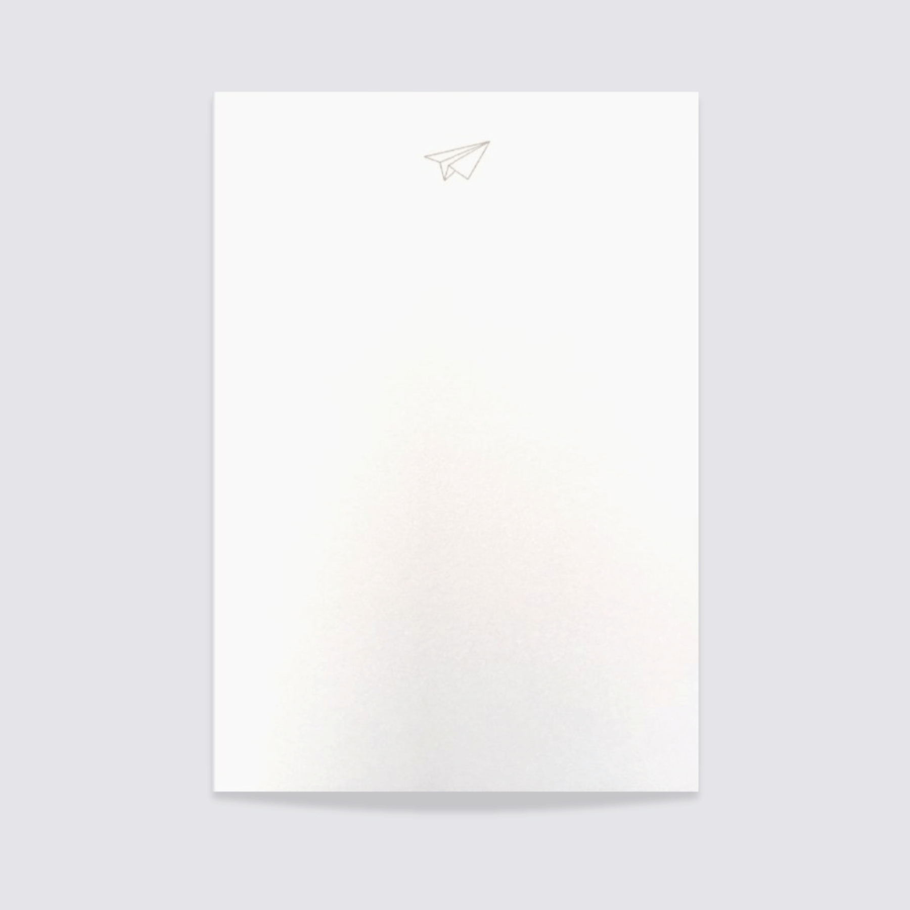 a5 paper plane notepad