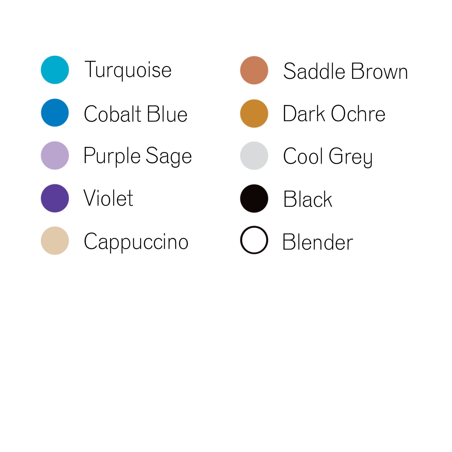 Tombow Brush Pen Colours