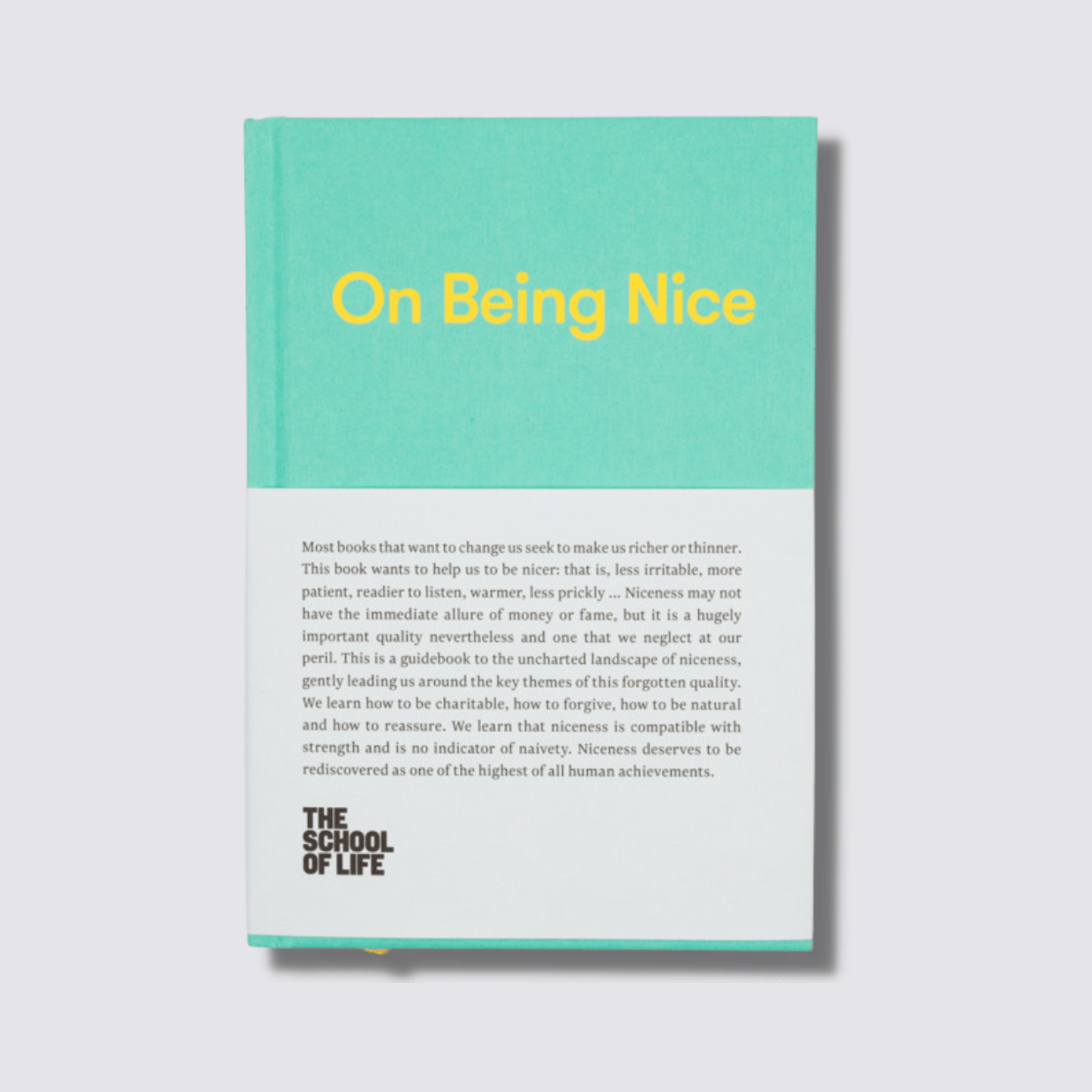 on being nice book