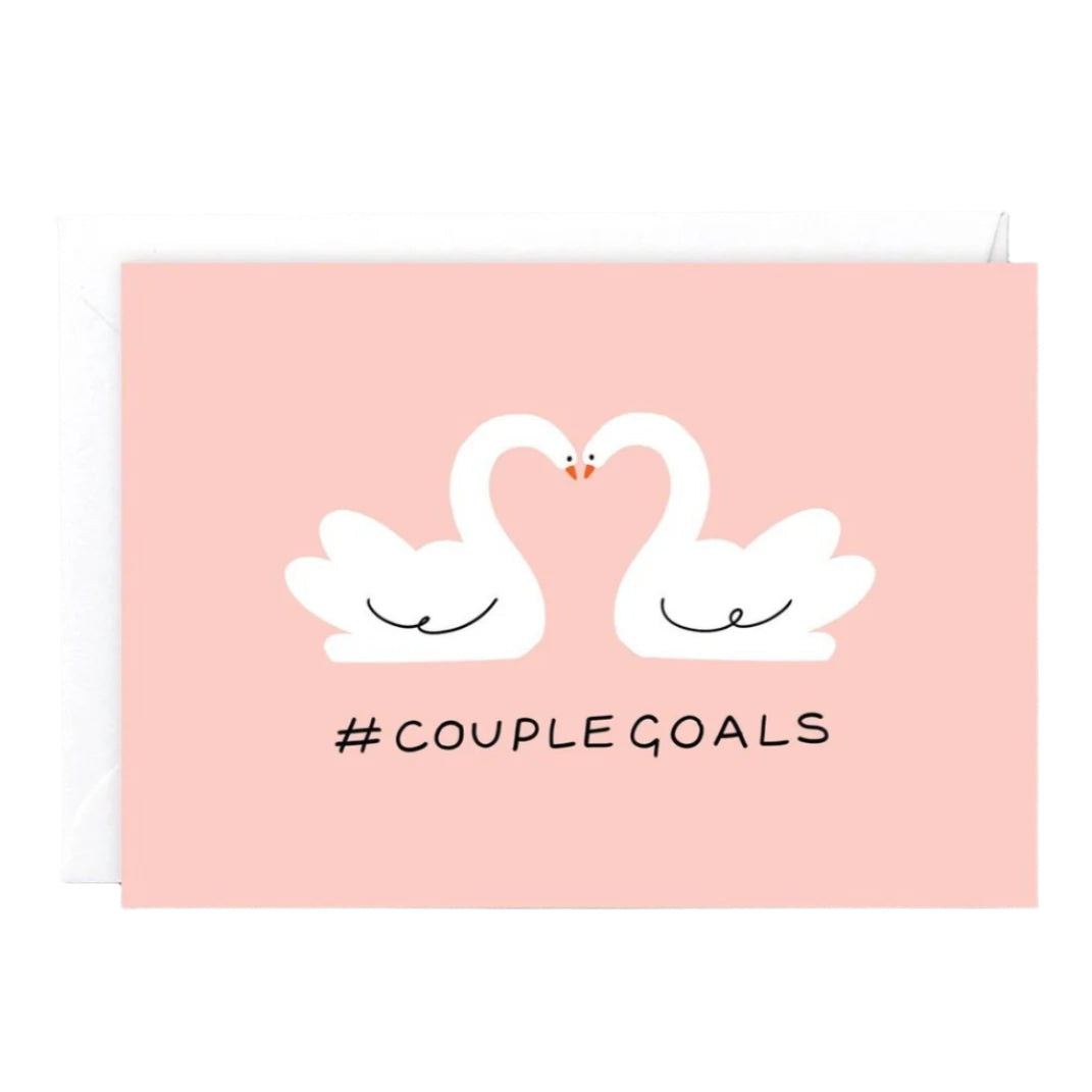 Couple Goals Greetings Card