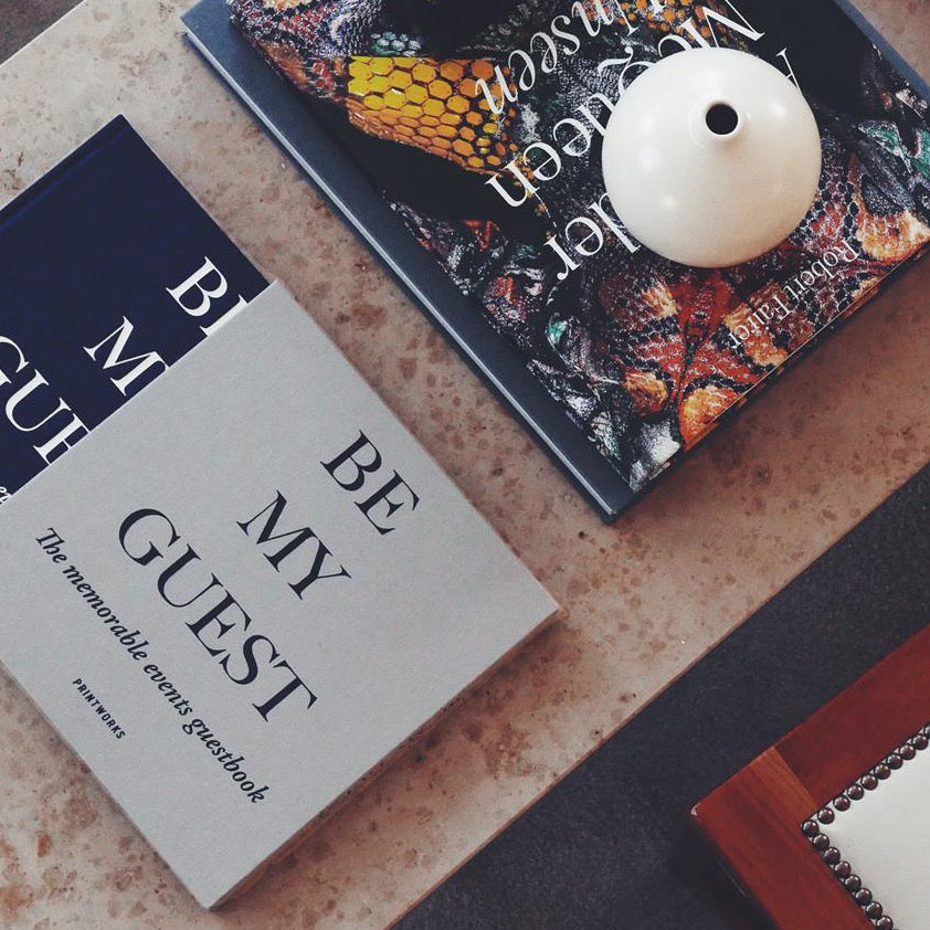 Guest Book - Grey / Navy