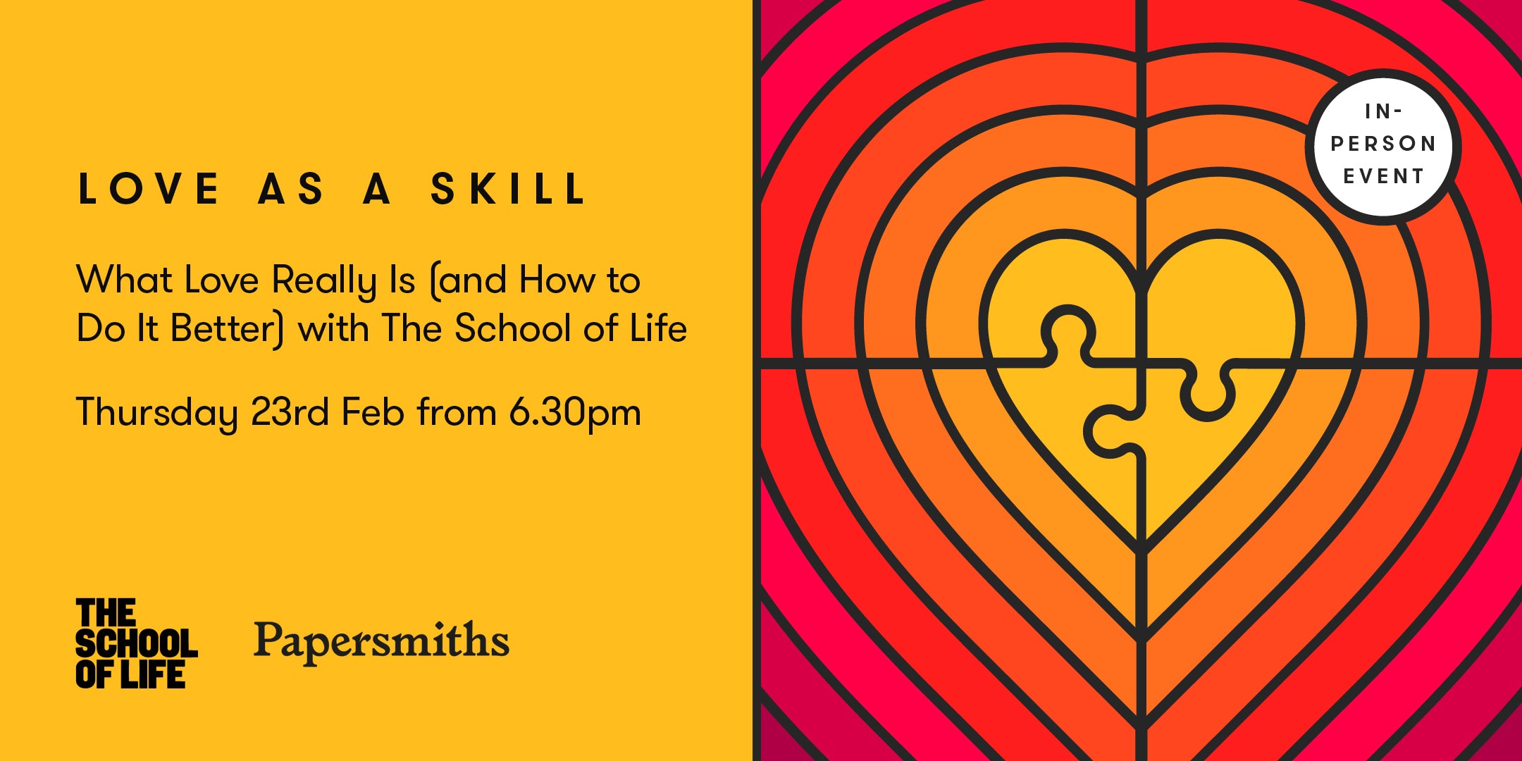 Love as a Skill: What Love Really Is (and How to Do It Better) Event