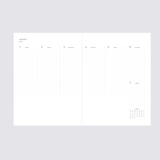 2024 Klasyk Weekly Diary - Toffee