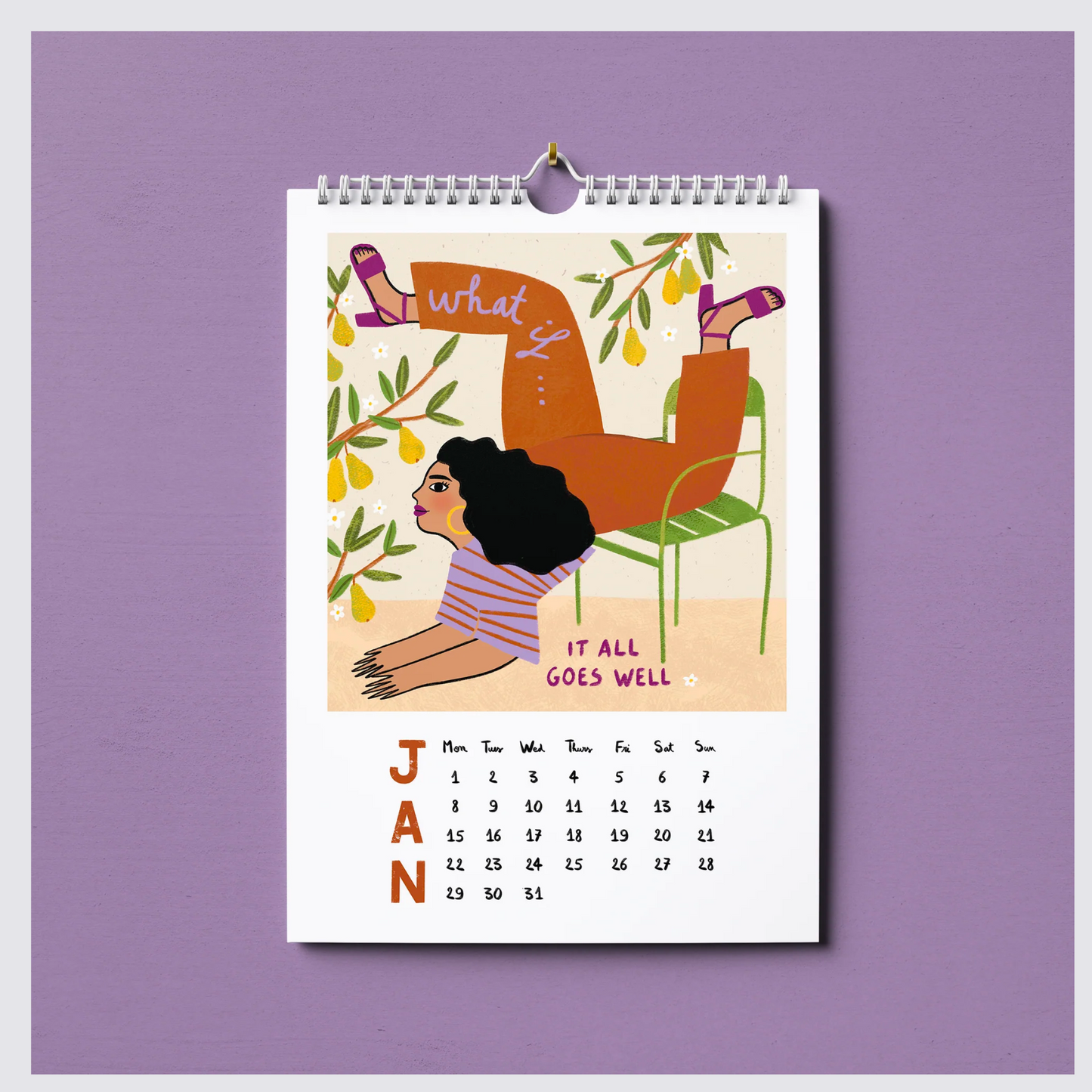Arty Illustrations Calendar