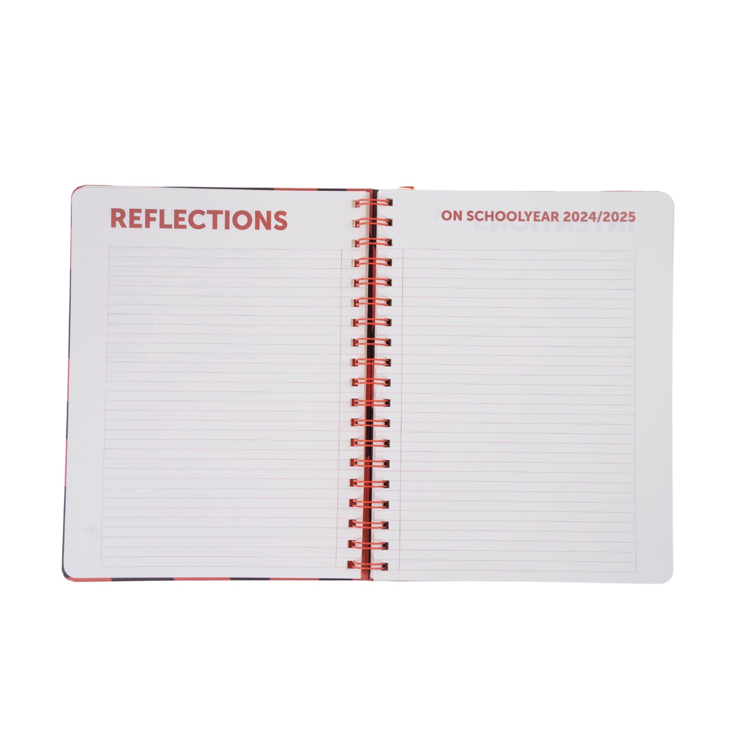 School year Reflections