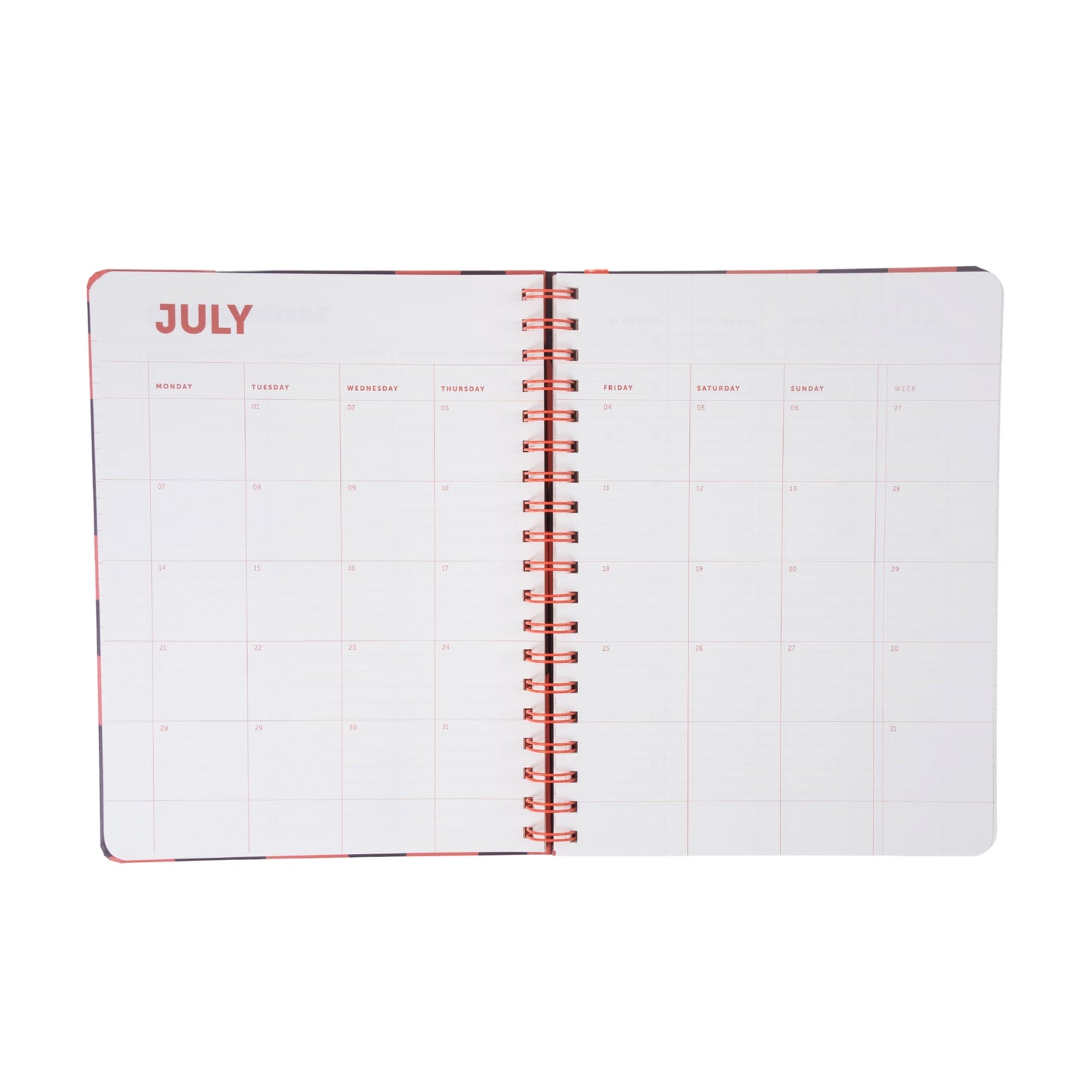 Planner with Monthly Overview