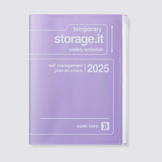 2024-2025 Storage.It Weekly A5 Diary Purple