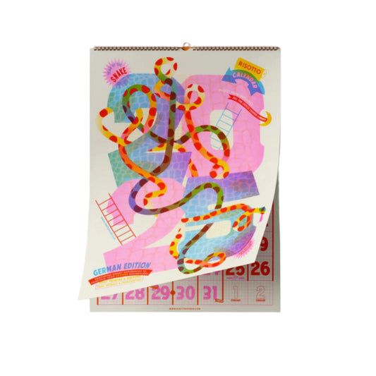 2025 Risograph Wall Calendar - A3