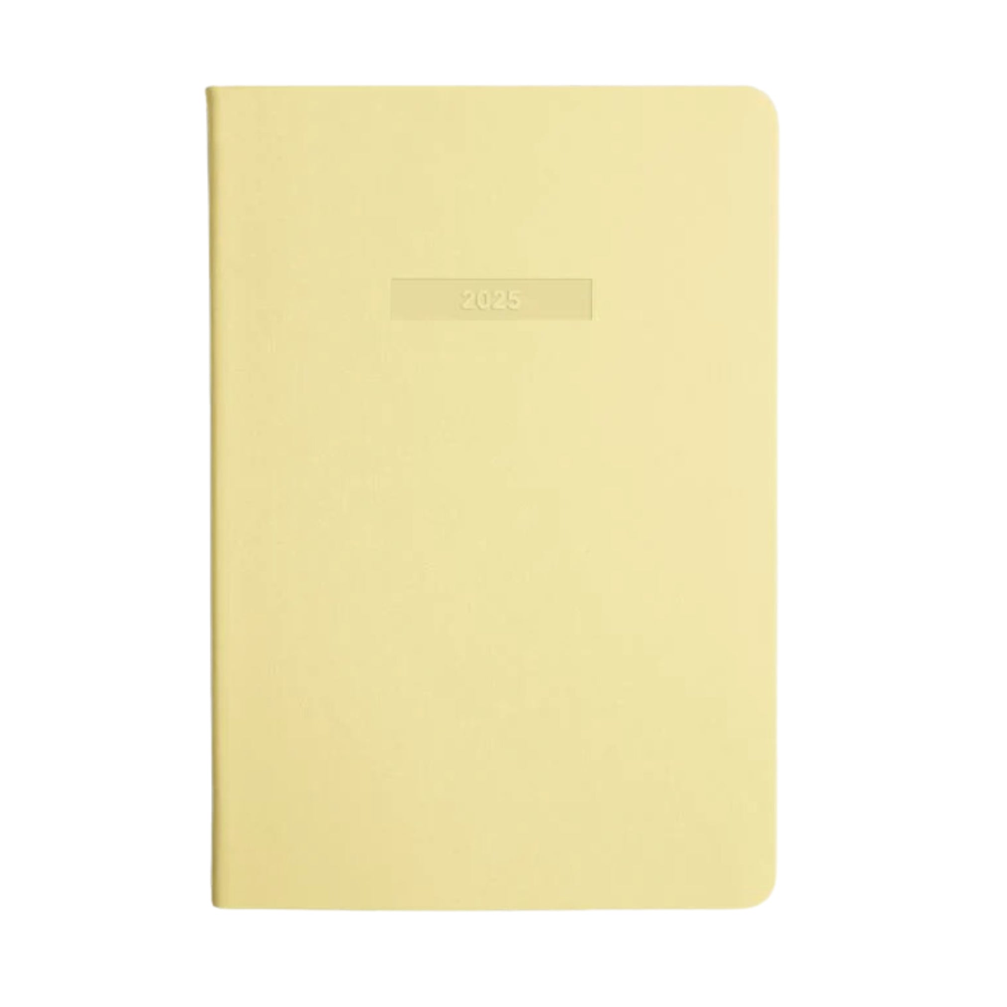 yellow 2025 MiGoals weekly diary