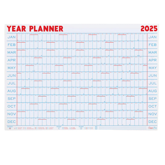 2025 Wall Planner - Landscape