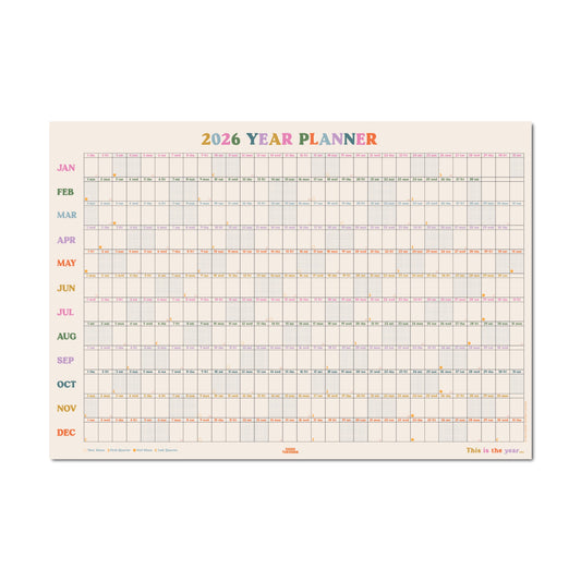 2026 Wall Planner - This Is the Year