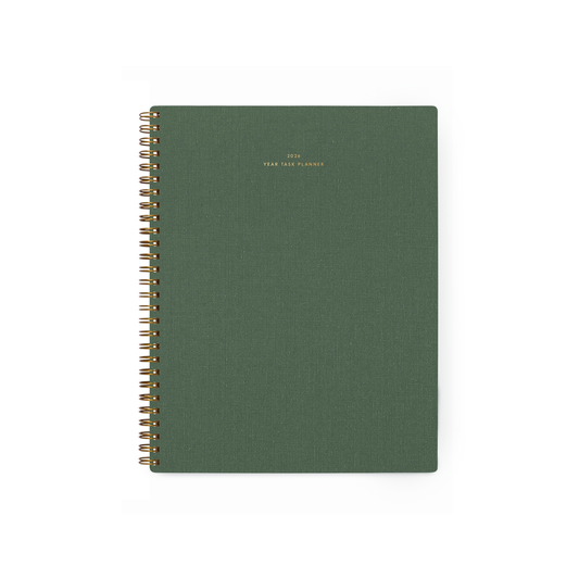 2026 Year Task Planner - Fern Green