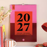 2027 A3 Bold Block Family Planner