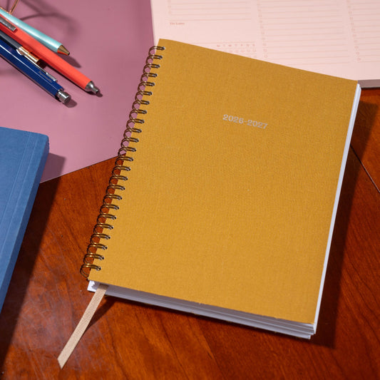 2026-2027 Academic Diary - Ochre Yellow