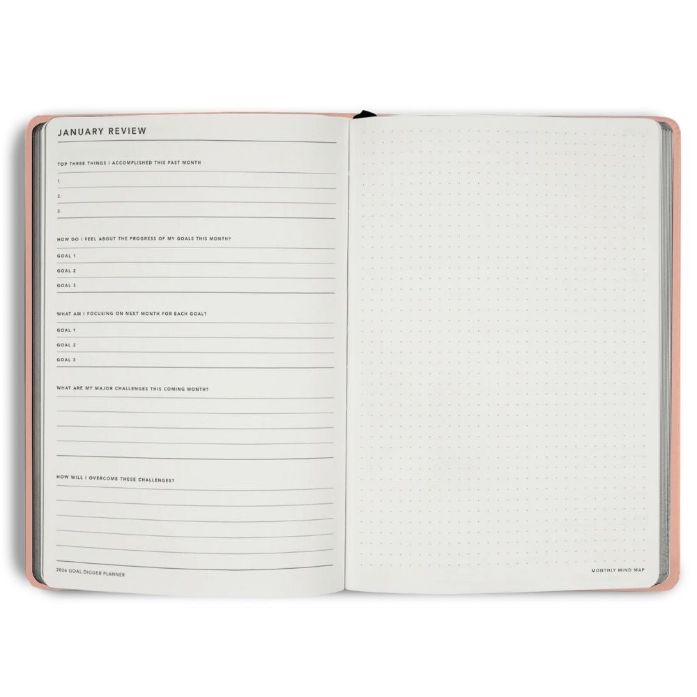 2026 Goal Digger Diary - Classic / Progress over Perfection