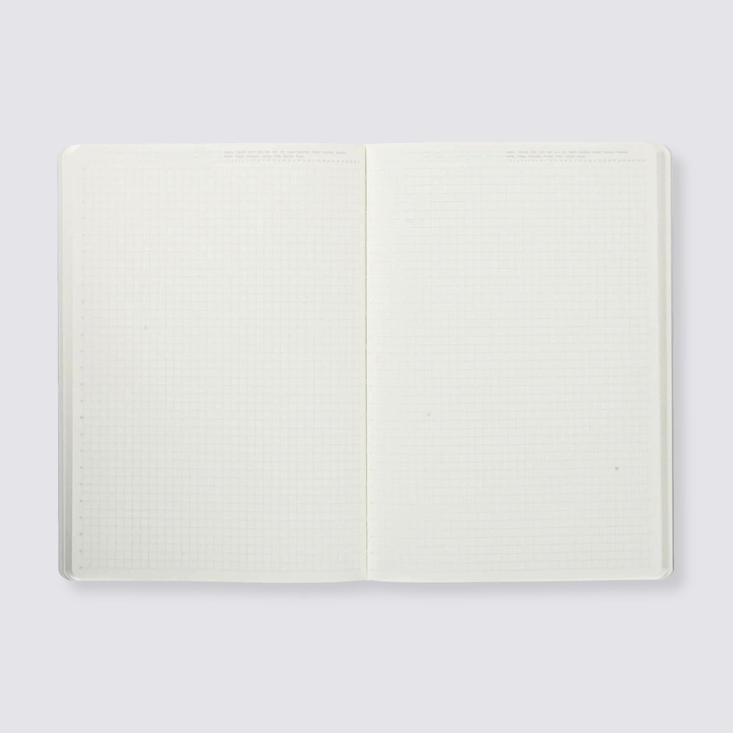 365 Days Graph Notebook - A6 / Red