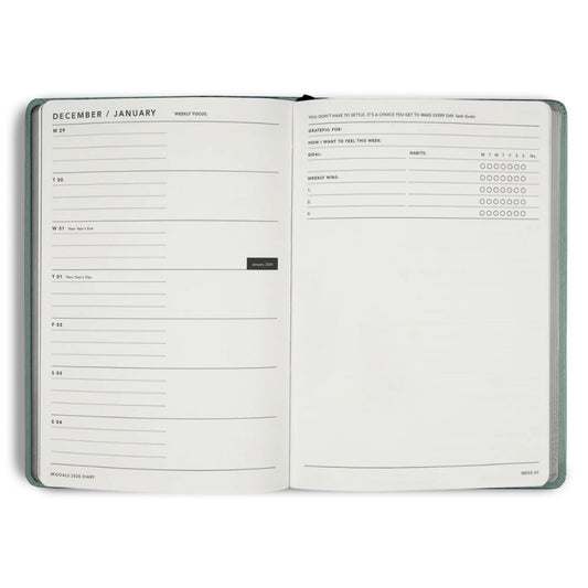 2026 A5 Weekly Notes Diary - From Little Things