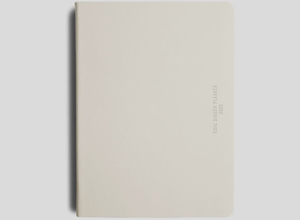 2026 Daily Goal Digger Planner - B5 / Vanilla Bean