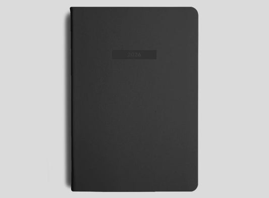 2026 A5 Weekly Notes Diary - Black