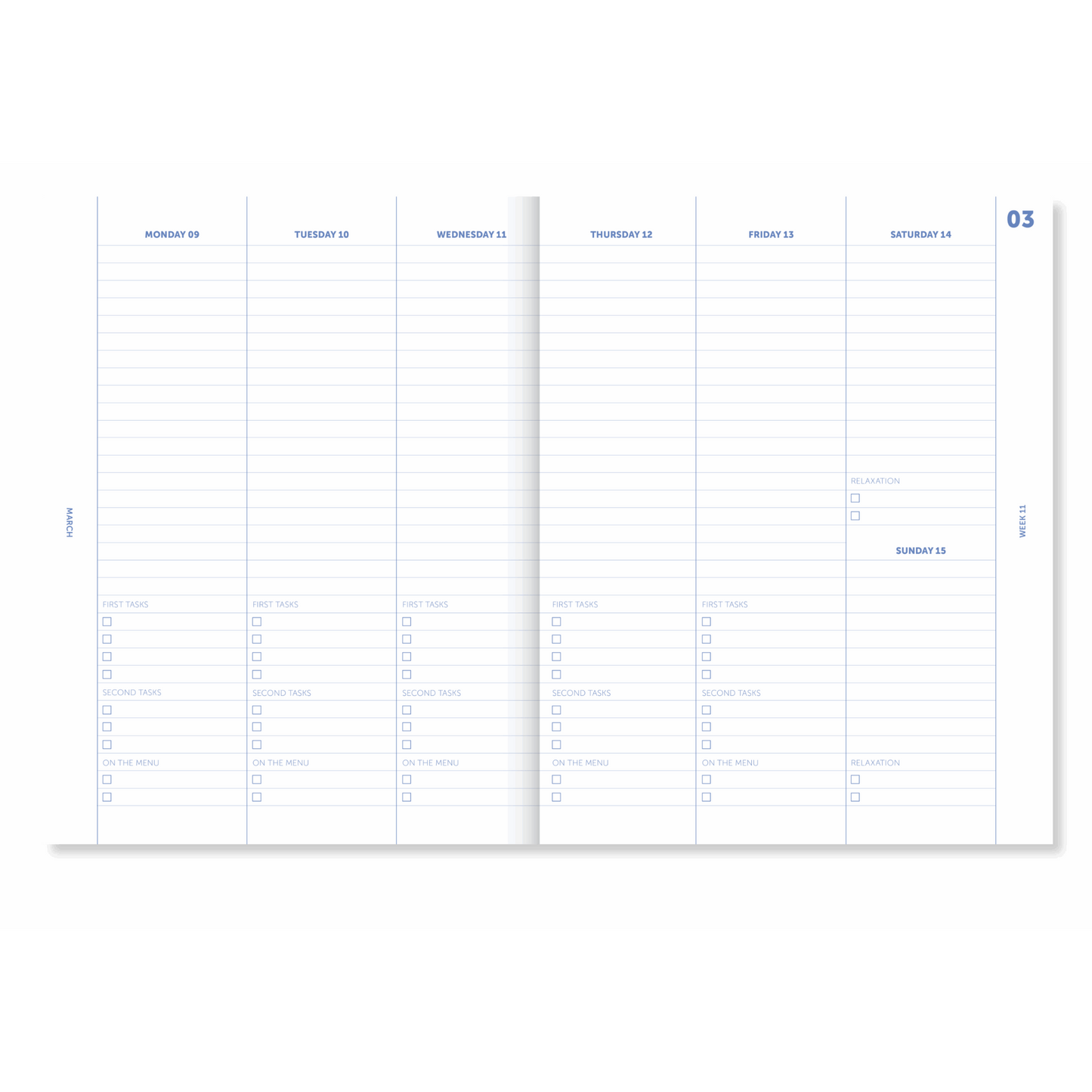 Planner Beige Linen