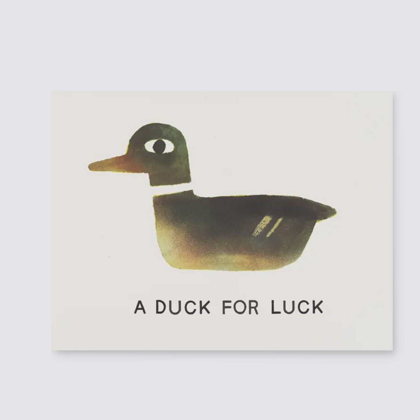 A duck for luck