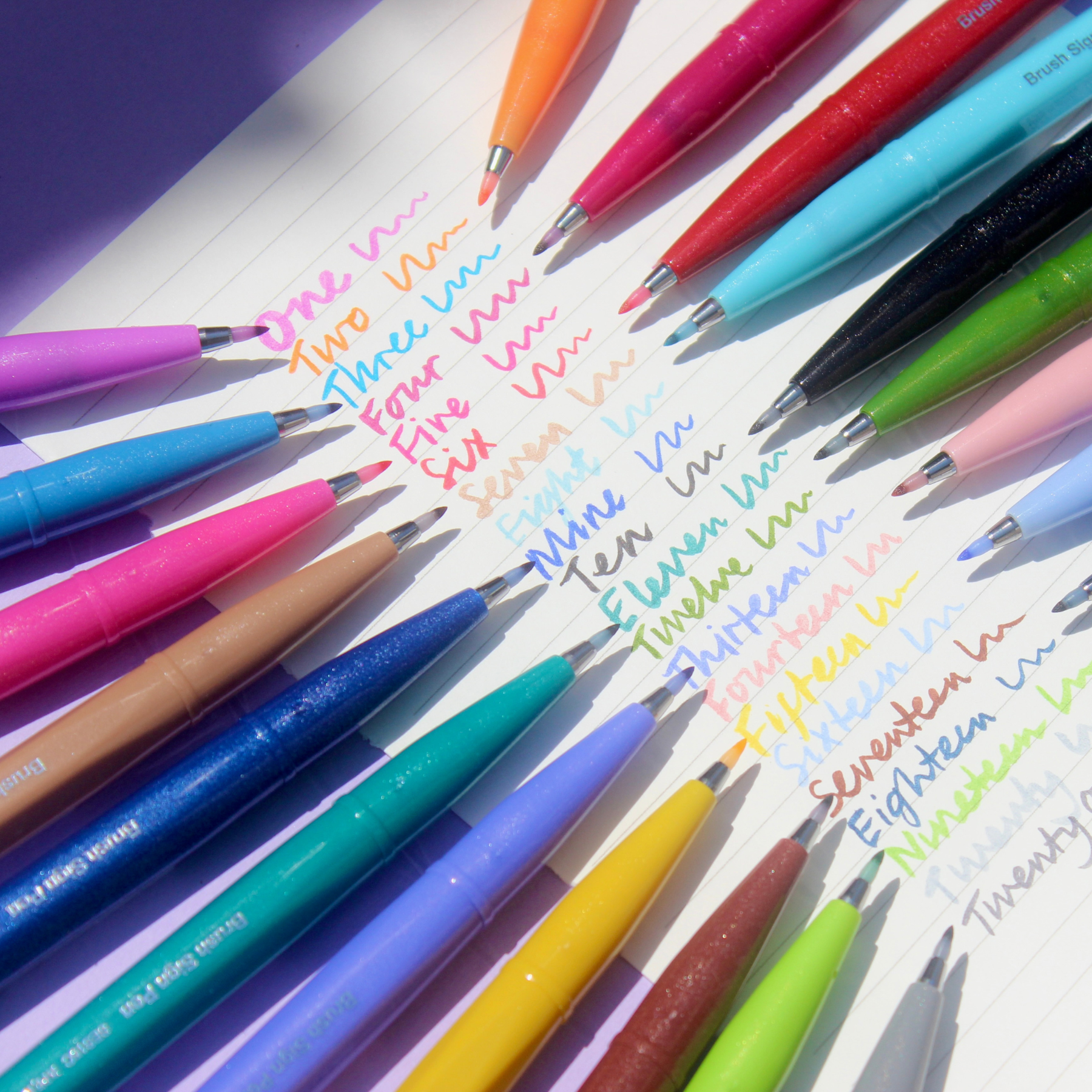 Pentel Sign Pen Brush Brush Sign Pen | Pentel Artists Pens | Art Pen – Papersmiths
