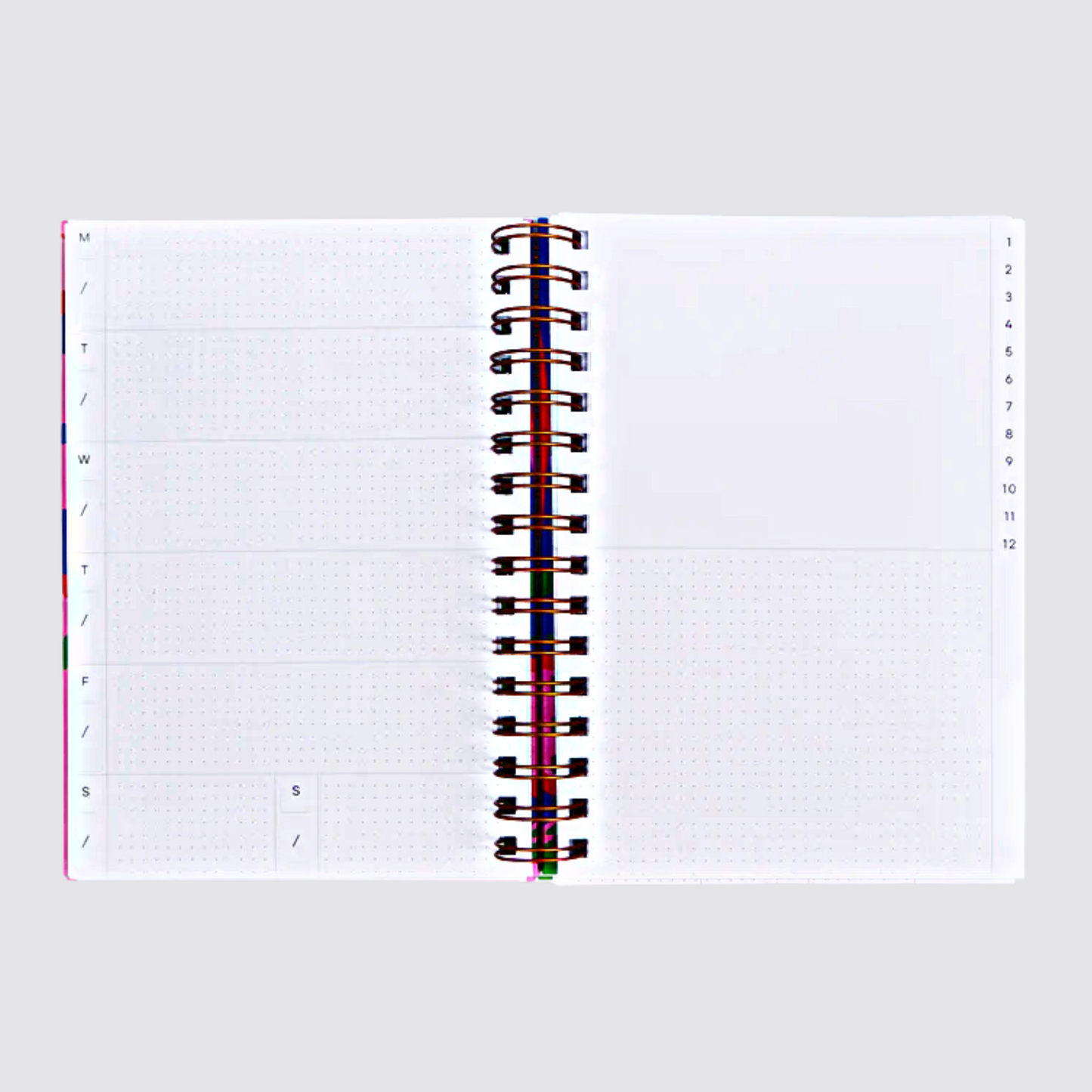 Athens Undated Hardcover Weekly Planner