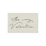 Be My Valentine Card Hand Illustration