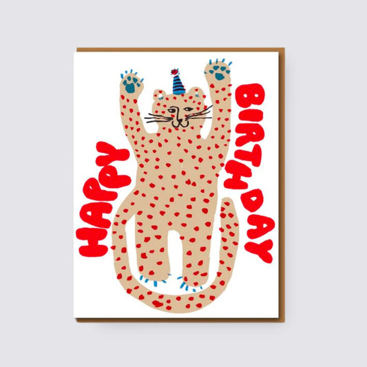 Party Cheetah Card