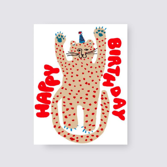 Party Cheetah Card