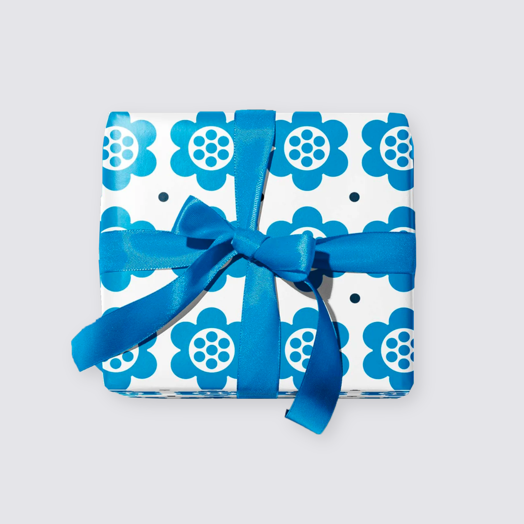 Blue Flower Wrapping Papper