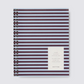 Blue Striped Notebook