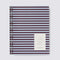 Nela Notebook in Ruled - Large / Blue & Bordeaux