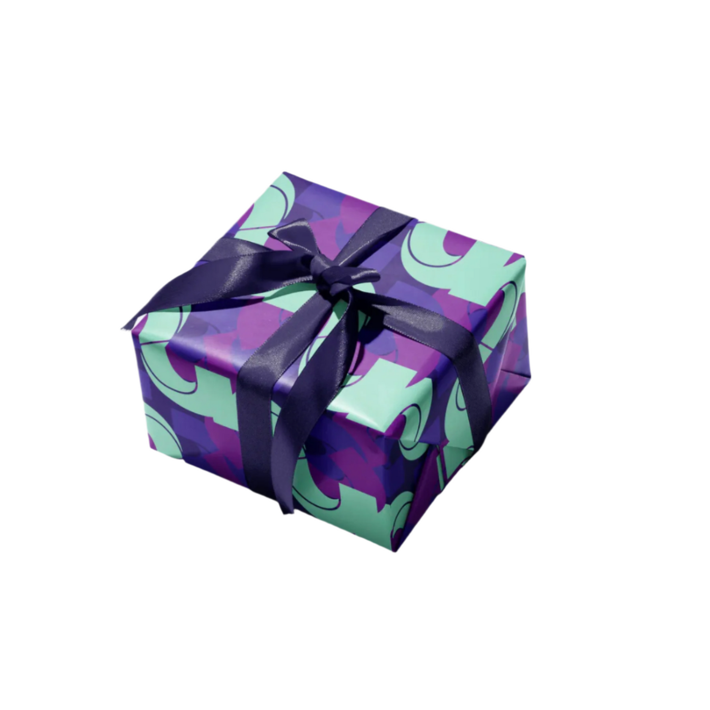 Purple gift wrap shop ribbon