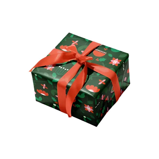 Bountiful Festive Bloom Christmas Wrapping Paper