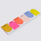 Bright keyboard note pad planner